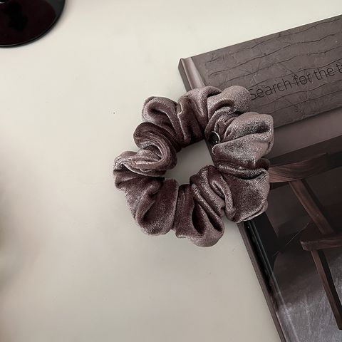 Basic Classic Style Solid Color Cloth Hair Tie