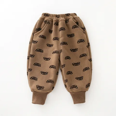 Sports Cartoon Cotton Blend Polyester Boys Pants