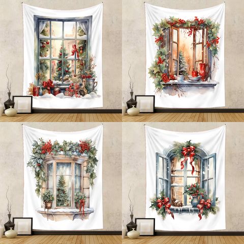 Christmas Vacation Christmas Tree Polyester Tapestry