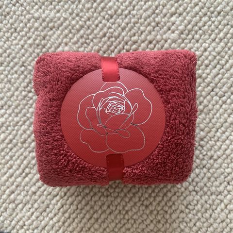 Casual Solid Color Flower Coral Fleece Towels