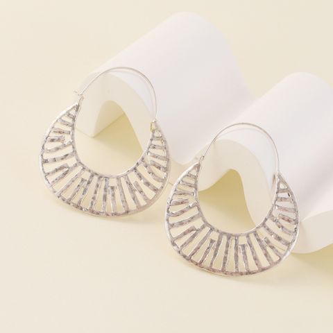 1 Pair Lady Streetwear Geometric Copper Earrings