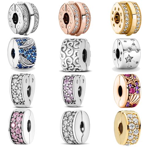 Cute Round Copper Plating Silver Plated Jewelry Accessories