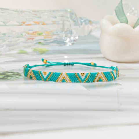 Casual Triangle Glass Handmade Women's Bracelets