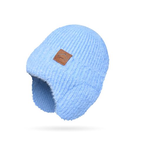 Unisex Basic Simple Style Solid Color Ear Warap Wool Cap