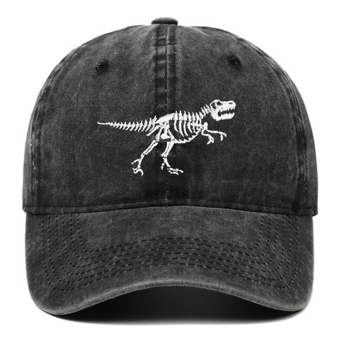 Unisex Retro Dinosaur Crimping Baseball Cap