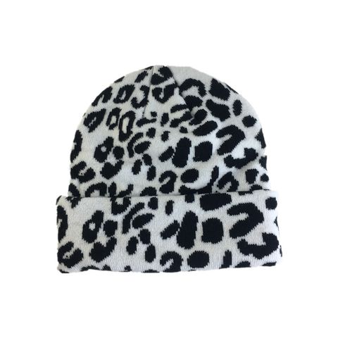 Unisex British Style Color Block Eaveless Wool Cap