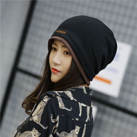Women's Classic Style Solid Color Eaveless Wool Cap