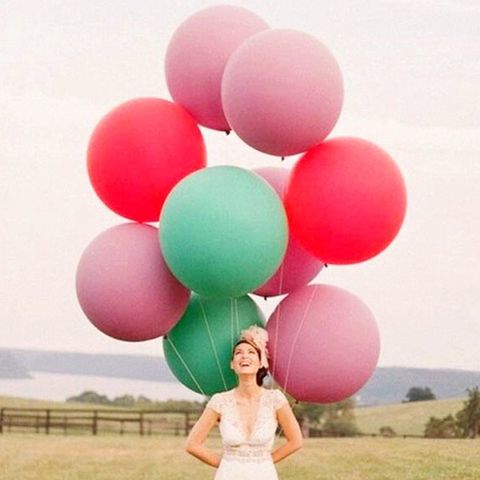 Weihnachten Einfacher Stil Einfarbig Emulsion Gruppe Festival Luftballons