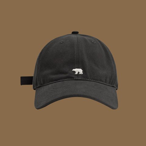 Unisex Casual Simple Style Commute Animal Letter Curved Eaves Floppy Hat Baseball Cap