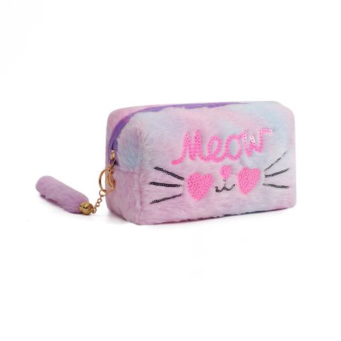 Cute Animal Plush Square Makeup Bags