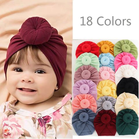 Baby Girl's Baby Boy's Basic Simple Style Solid Color Baby Hat