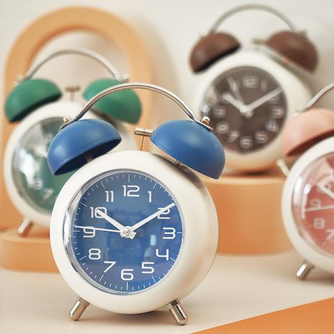 Casual Solid Color Plastic Alarm Clock Artificial Decorations