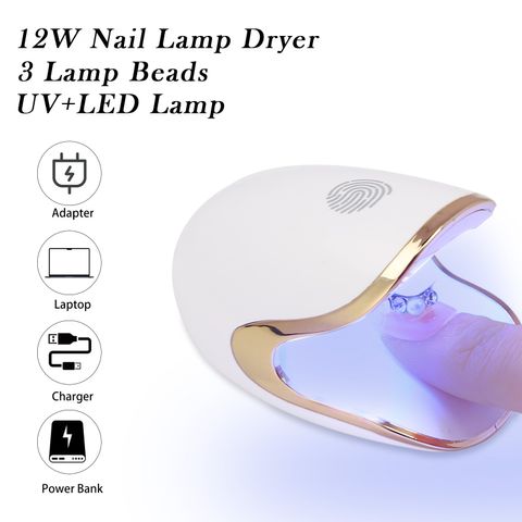 Lady Solid Color Plastic Nail Lamp 1 Piece
