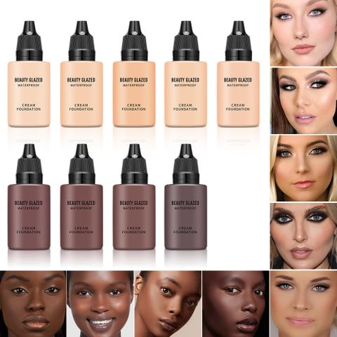 Casual Solid Color Plastic Foundation Makeup