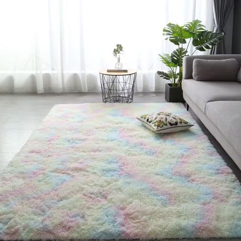 Casual Vacation Solid Color Polyester Carpet Artificial Decorations