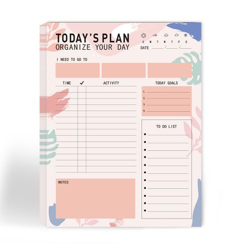 1 Piece Plant Class Learning Paper Pastoral Notebook