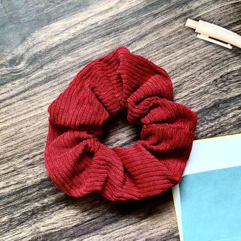 Sweet Solid Color Cloth Hair Tie