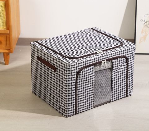 Casual Multicolor Pvc Stainless Steel Storage Box