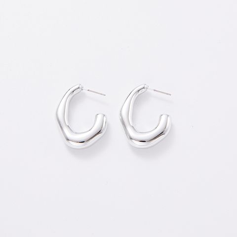 1 Pair Simple Style Star Water Droplets Heart Shape Plating Arylic Ear Studs