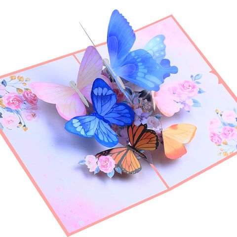 Sweet Butterfly Paper Party Festival Card