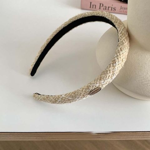 Women's Sweet Solid Color Bow Knot Cloth Hair Band