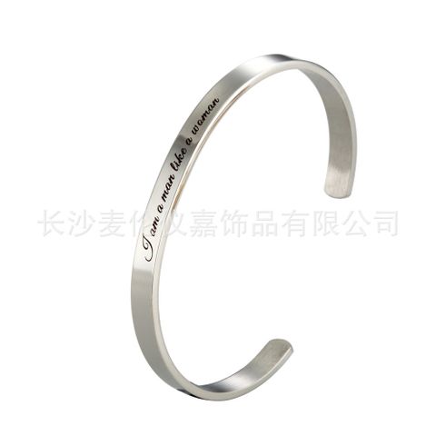 Fashion Arrow Stainless Steel Bangle Stainless Steel Bracelets