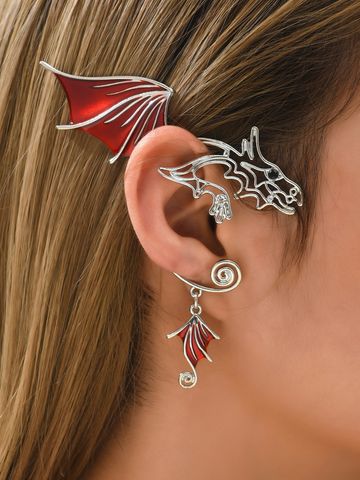 Wholesale Jewelry Streetwear Dragon Alloy Ear Cuffs