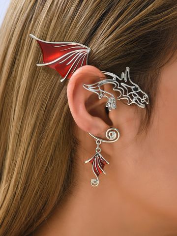 Wholesale Jewelry Streetwear Dragon Alloy Ear Cuffs