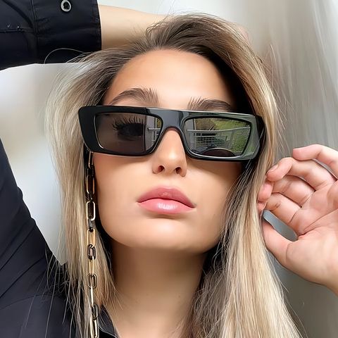 Ig Style Casual Modern Style Geometric Ac Square Full Frame Women's Sunglasses