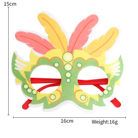 Mardi Gras Vintage Style Classic Style Feather Plastic Carnival Costume Props