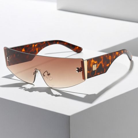 Basic Solid Color Pc Square Frameless Women's Sunglasses