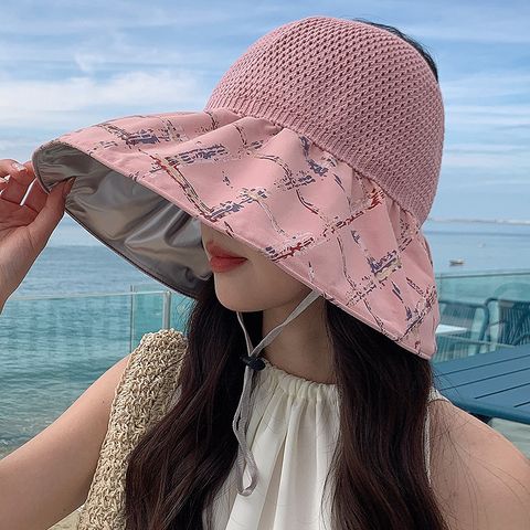 Women's Elegant Solid Color Big Eaves Sun Hat