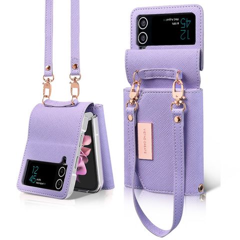 Simple Style Solid Color Pu Leather Plastic  Phone Cases