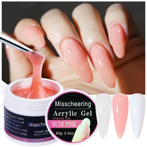 Simple Style Solid Color Plastic Nail Polish 1 Piece