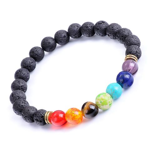 Vintage Style Geometric Color Block Stone Wholesale Bracelets