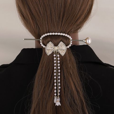 Women's Sweet Bow Knot Metal Hairpin
