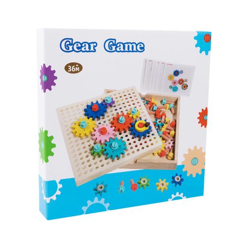 Building Toys Toddler(3-6years) Gear Wood Toys