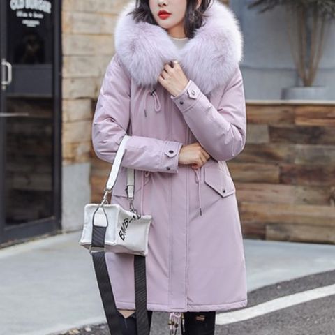 Women's Casual Solid Color Coat Cotton Clothes