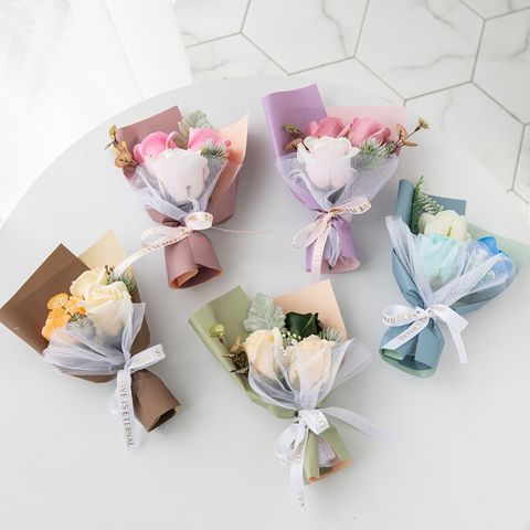 Valentine's Day Teachers' Day Romantic Sweet Pastoral Flower Dried Flower Party Date Festival Rose Flower
