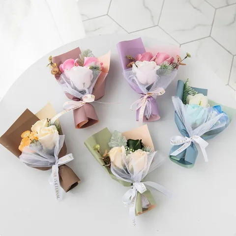 Valentine's Day Teachers' Day Romantic Sweet Pastoral Flower Dried Flower Party Date Festival Rose Flower