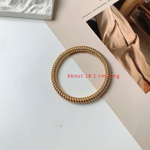 Casual Solid Color Alloy Wholesale Wristband