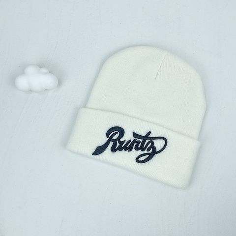 Children Unisex Preppy Style Simple Style Letter Embroidery Wool Cap