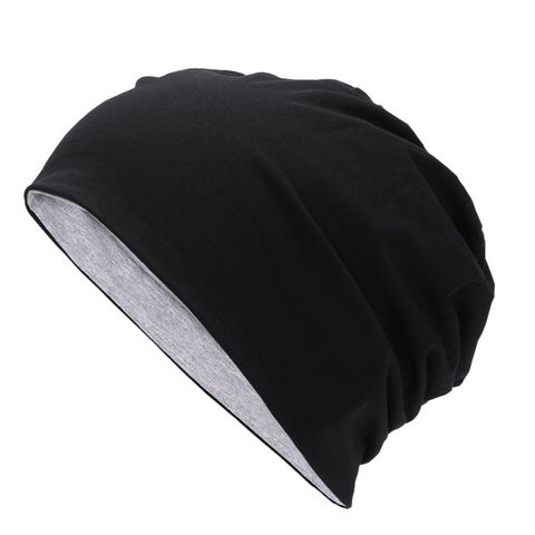 Unisex Simple Style Solid Color Eaveless Sleeve Cap