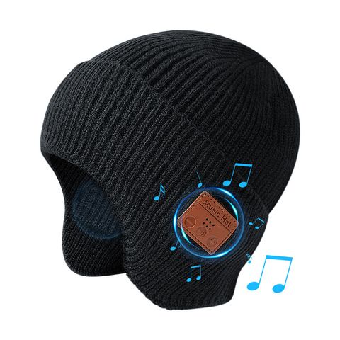 Fashion Autumn And Winter Men's Women's Ear-covering Bluetooth Headset Music Hat