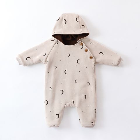 Classic Style Moon Cotton Baby Rompers