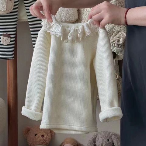 Princess Cute Pastoral Solid Color Cotton Hoodies & Sweaters