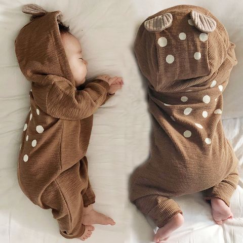 Cute Deer Cotton Baby Rompers