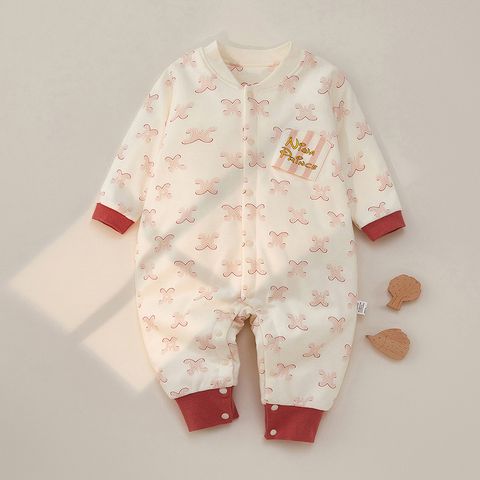 Casual Animal Cotton Baby Rompers