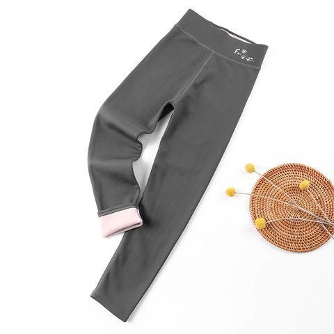 Simple Style Solid Color Cotton Pants & Leggings