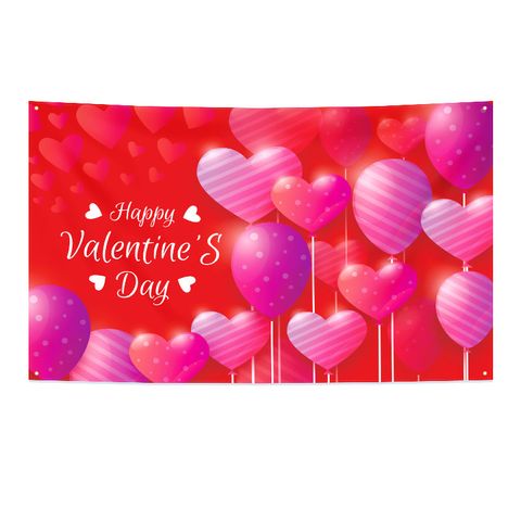 Valentine's Day Cute Letter Flower Polyester Decorative Props